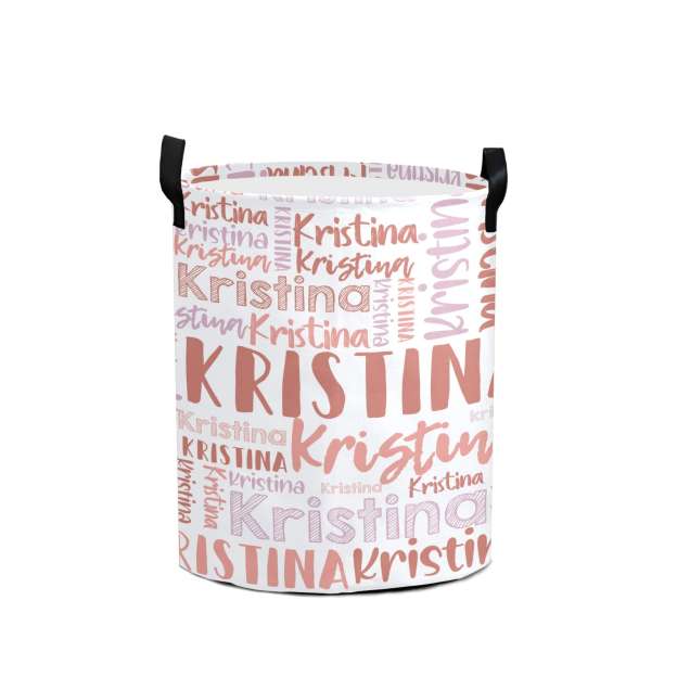 Personalized Laundry Collapsible Baskets with Handle | | CWBasket01