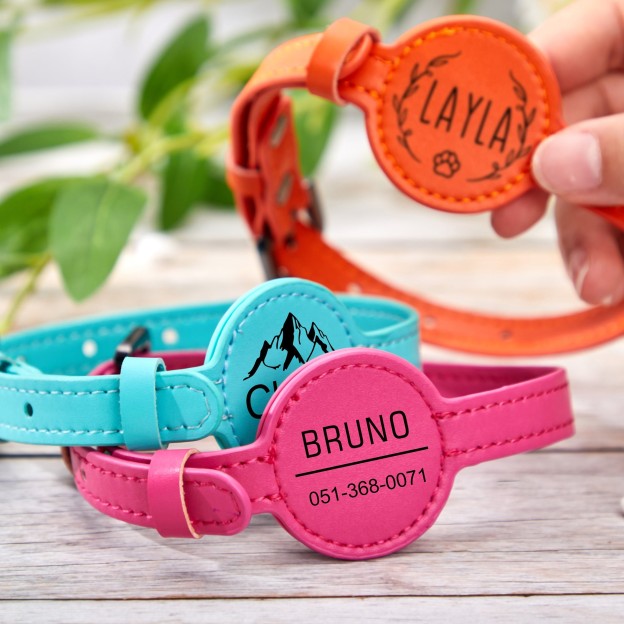 Personalized Pet AirTag Collar Holder  | BKPet47
