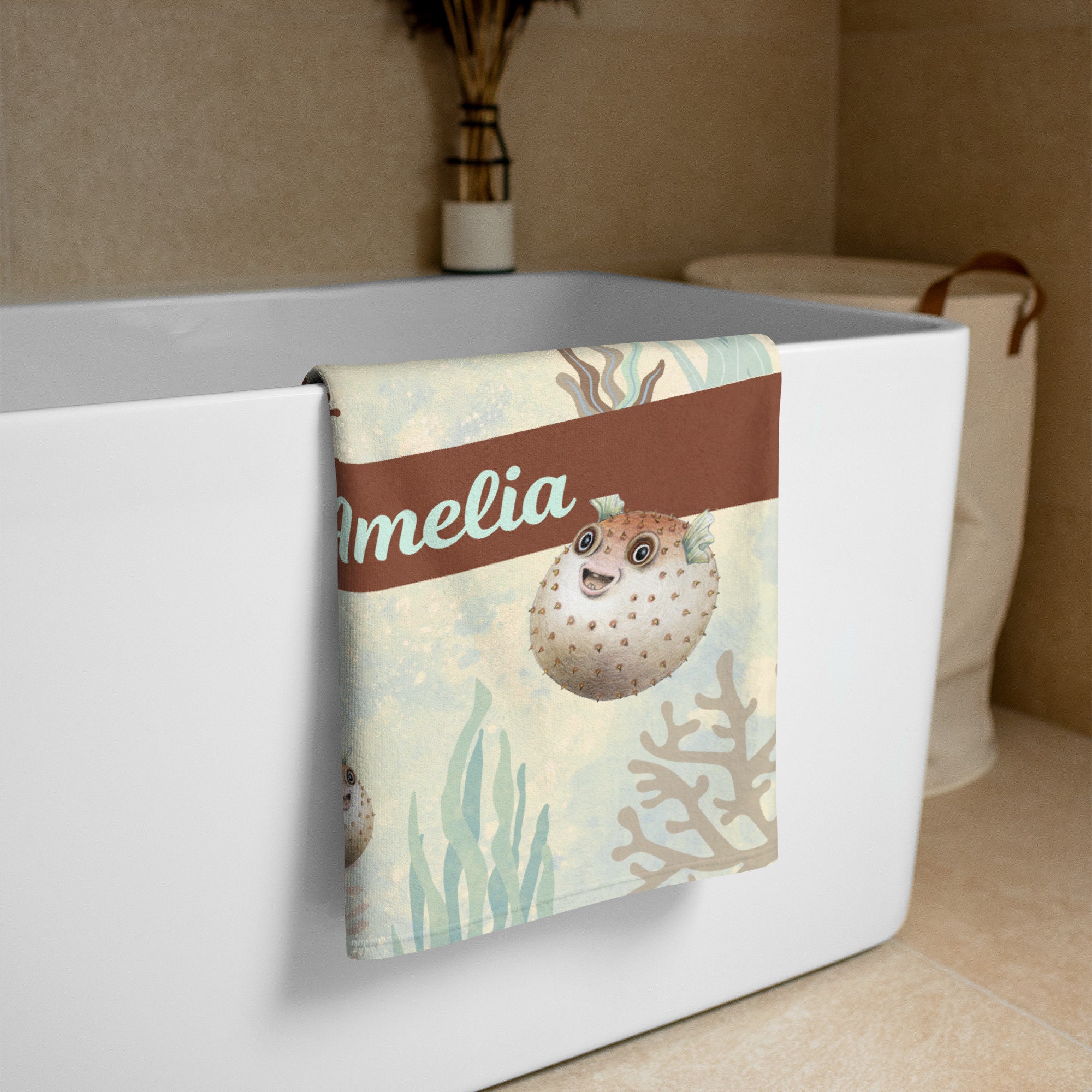 Personalized Lovely Kid Towel for Summer & Beach | CWTowel107