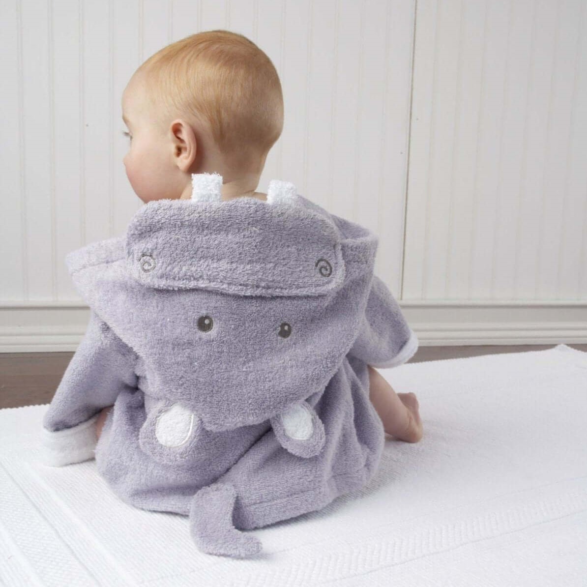 Personalized Embroidered Cozy Kid Animal Bathrobe | CWbaby37