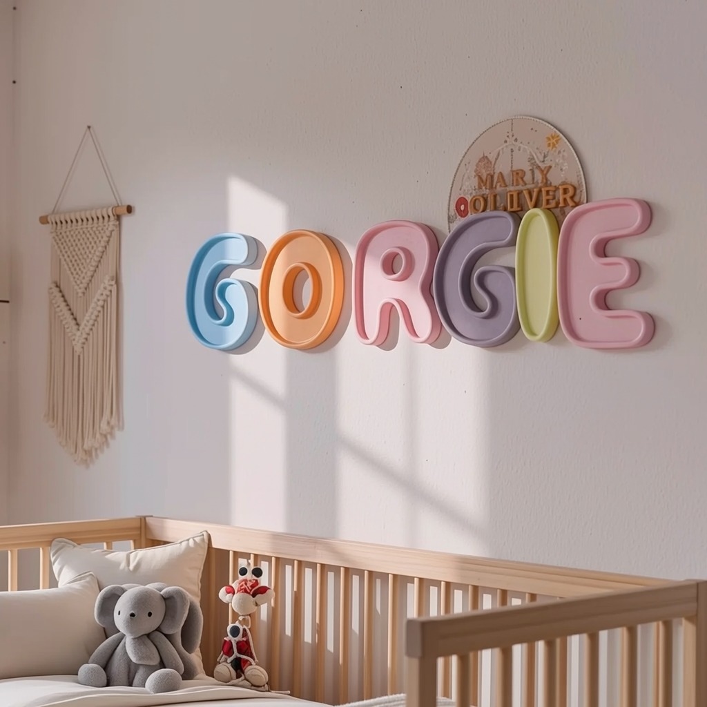 Personalized Printed Letters for Kids' Room Decoration | CWGift66