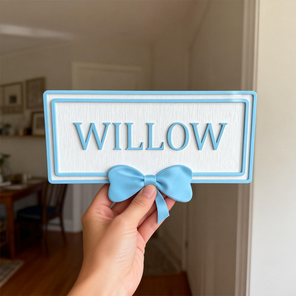 Personalized Kid's Bedroom Decoration Door Sign | CWBaby413