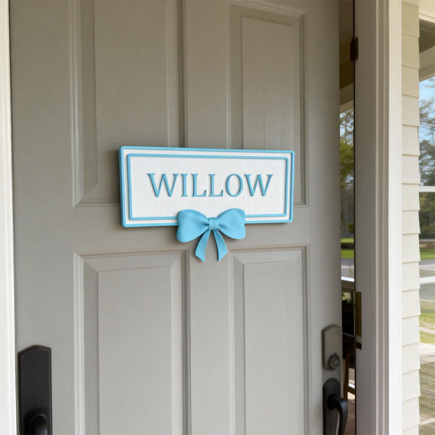 Personalized Kid's Bedroom Decoration Door Sign | CWBaby413