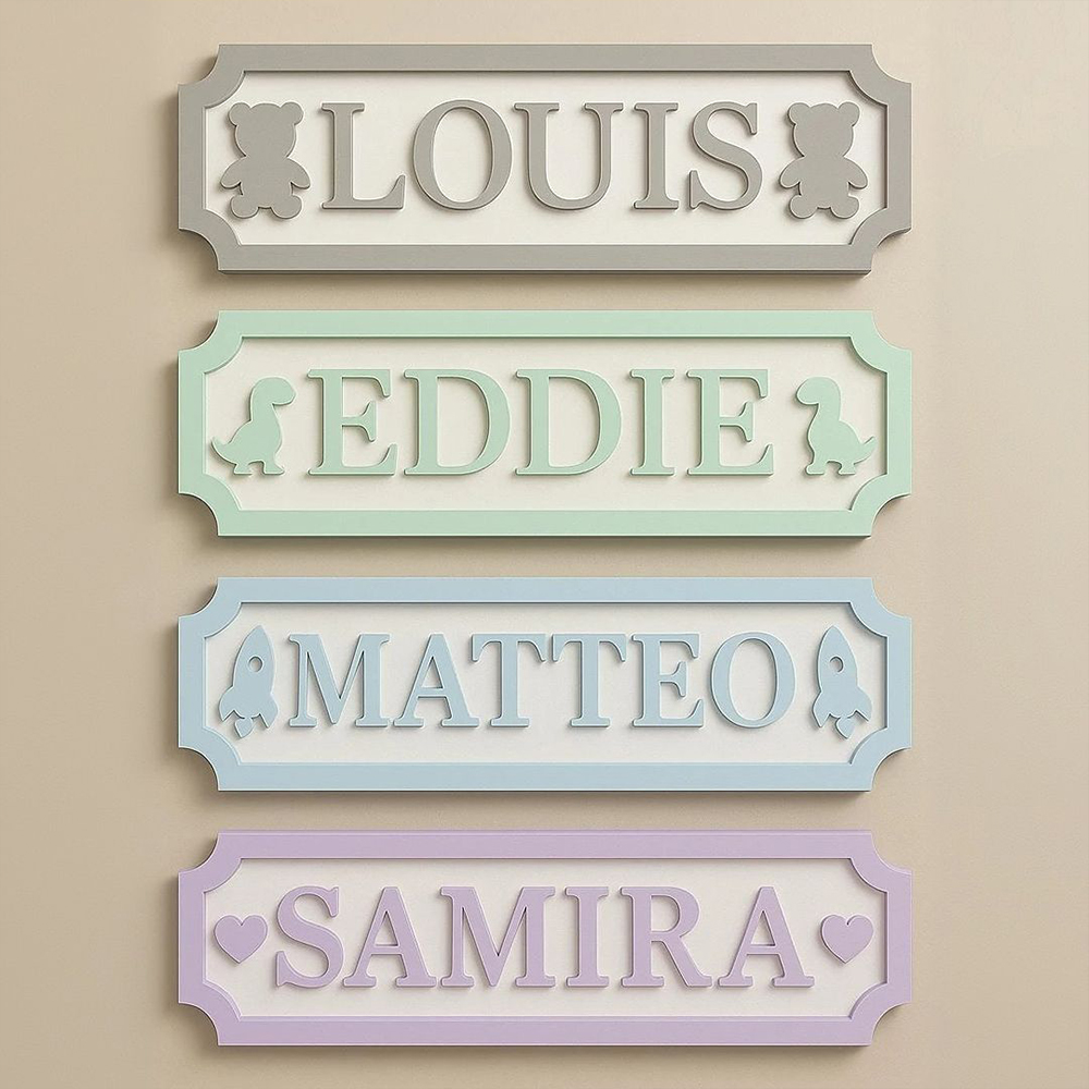 Personalized Kid's Bedroom Decoration Door Sign | CWBaby391