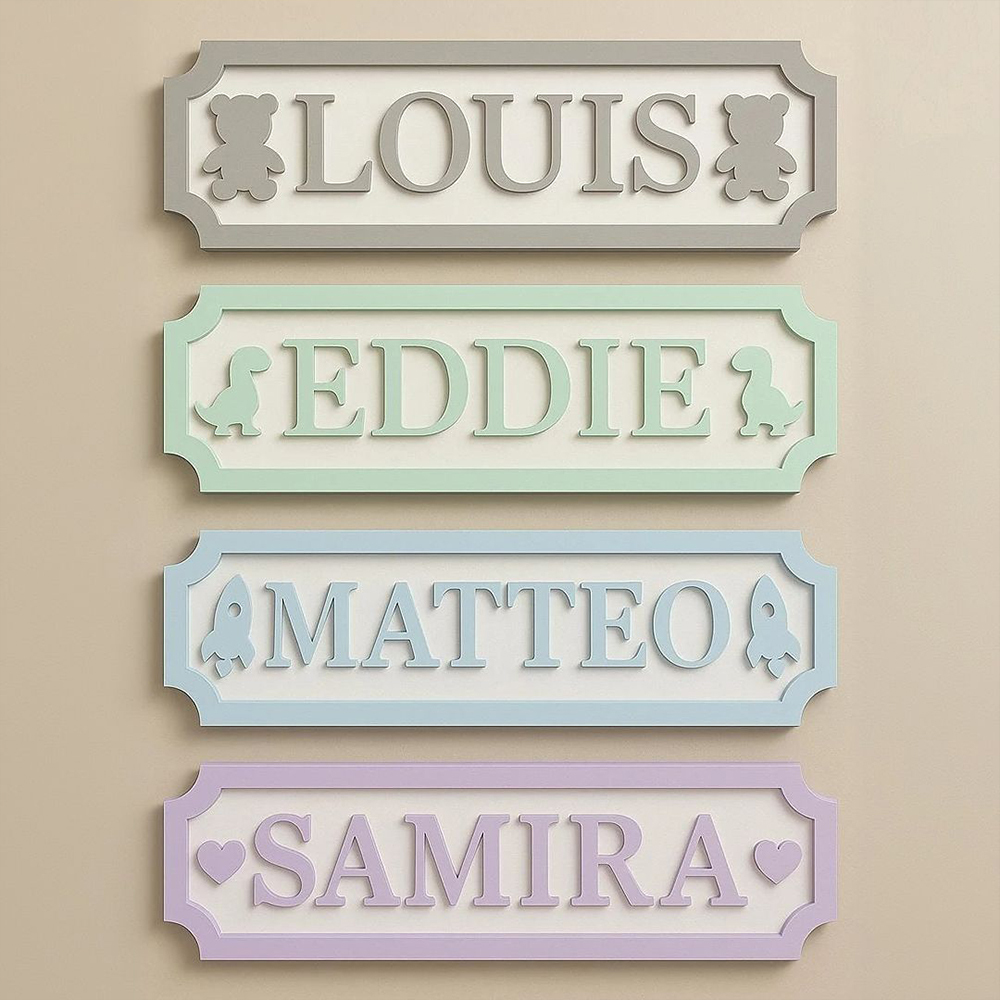 Personalized Kid's Bedroom Decoration Door Sign | CWBaby391