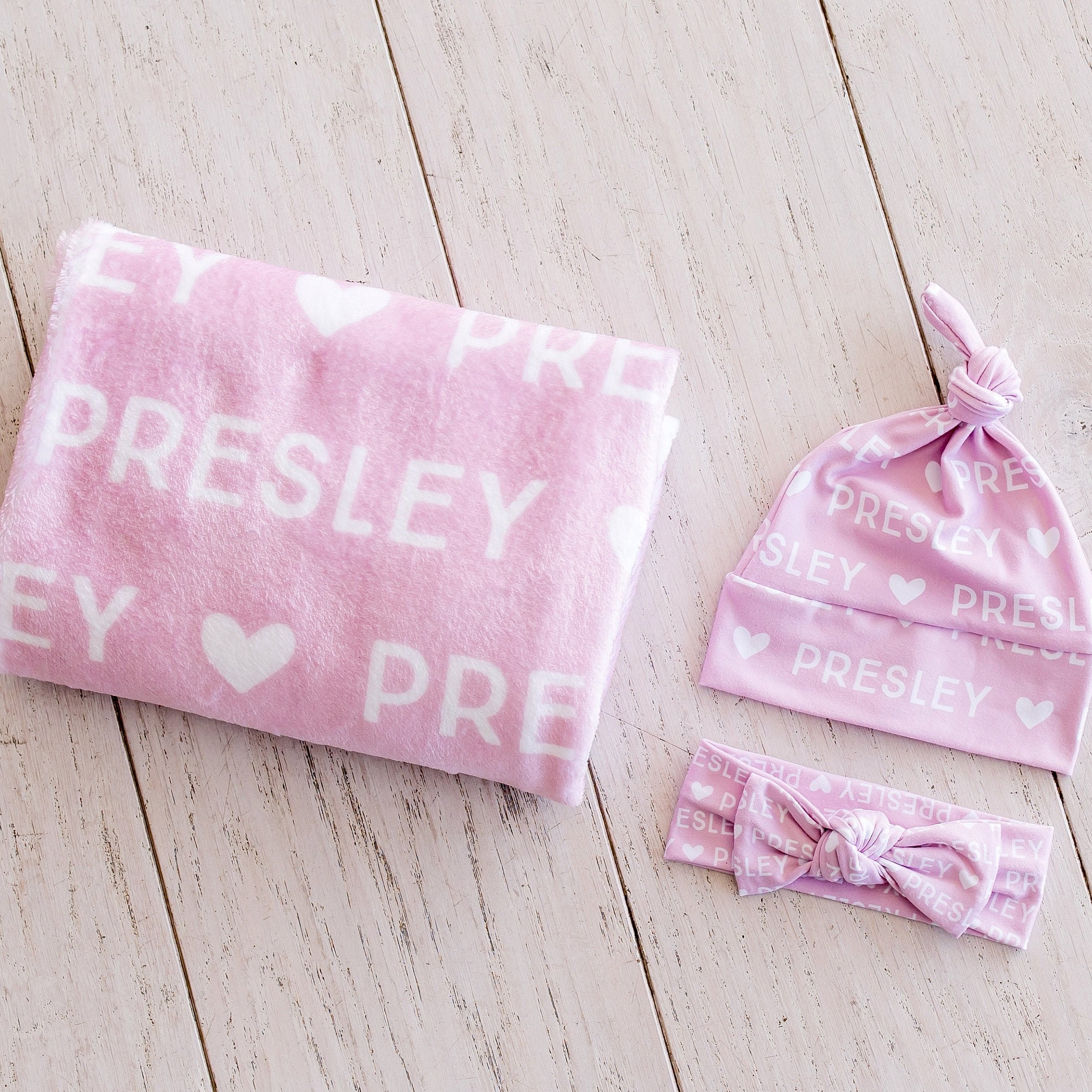 Personalized Baby Swaddle Blanket Set for Comfort & Unique | BBBlanket06