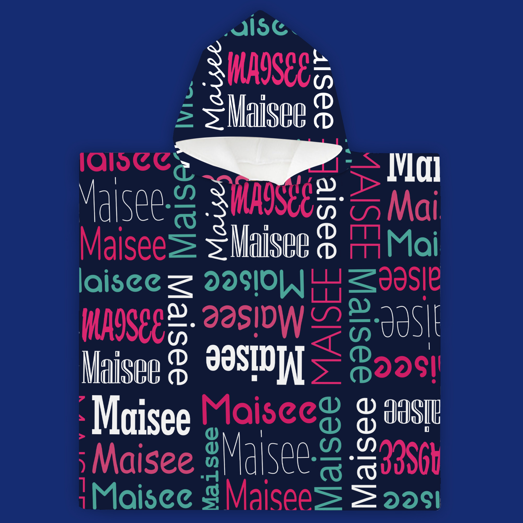 Personalized Hooded Beach Towel for Summer & Beach | CWHTowel17