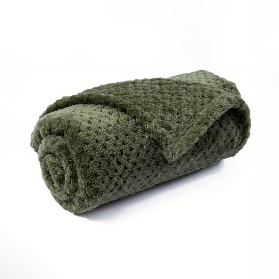 Personalized Embroidered Pet Soft Waffle Blanket | BKPet197