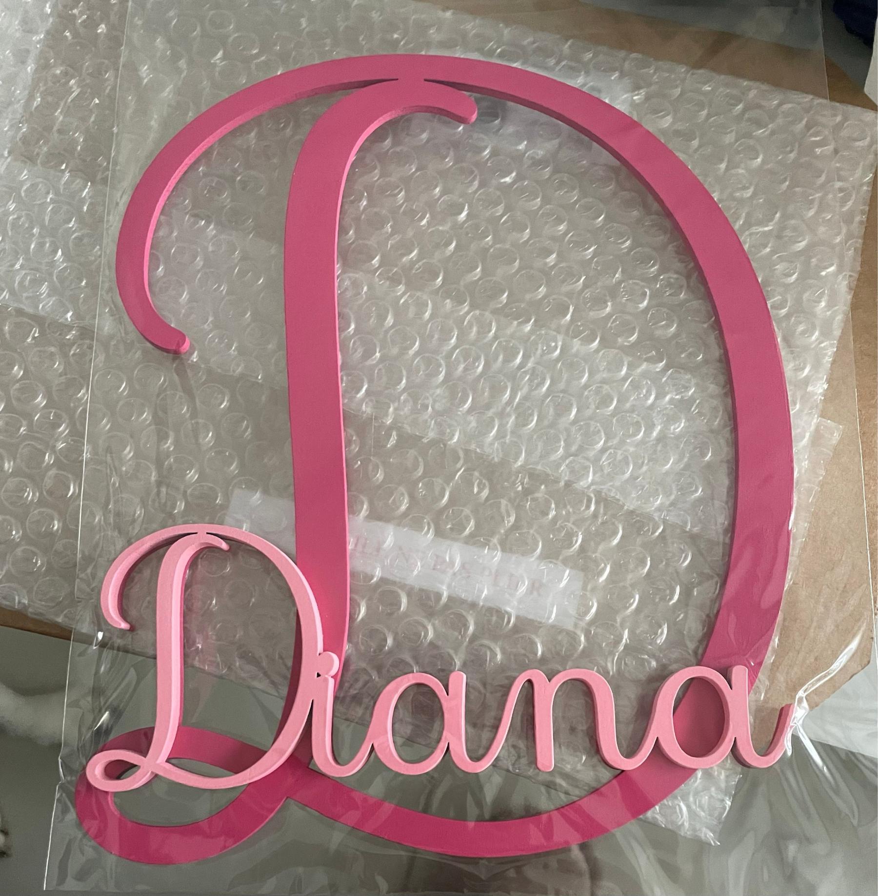 Personalized Monogram Bedroom Door Decoration Name Sign | CWBaby388