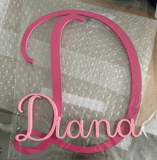 Personalized Monogram Bedroom Door Decoration Name Sign | CWBaby388