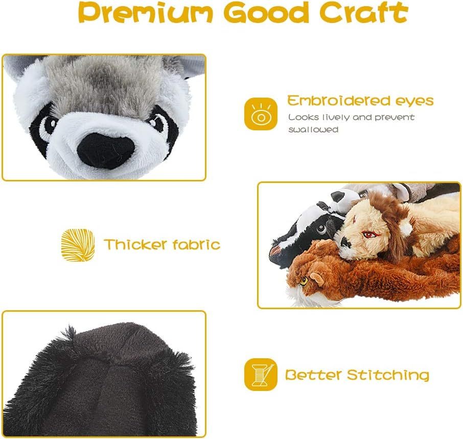 Soft Fabric 5 Pack Big Woodland Animals Toys | BKPet127