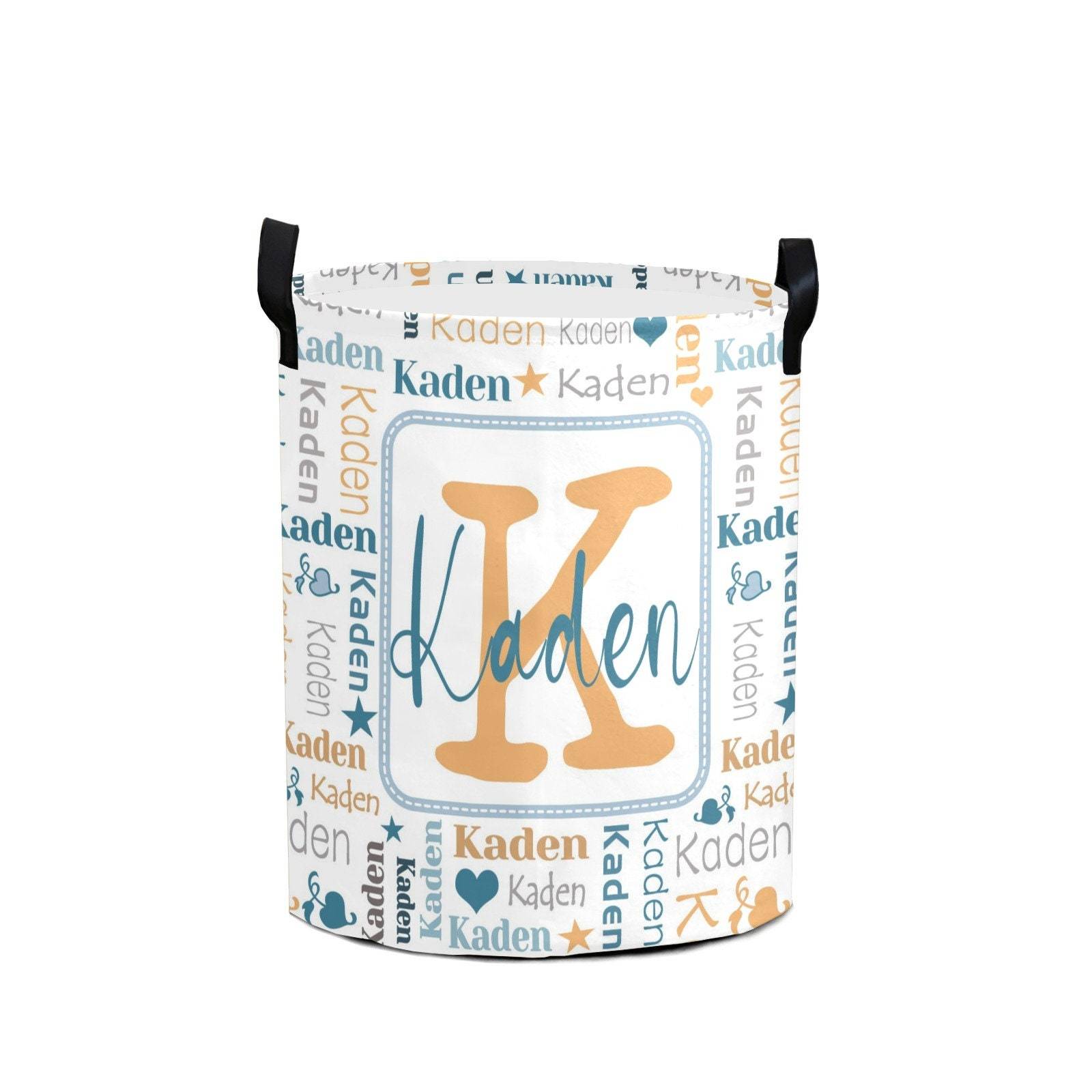 Personalized Laundry Collapsible Baskets with Handle | | CWBasket02
