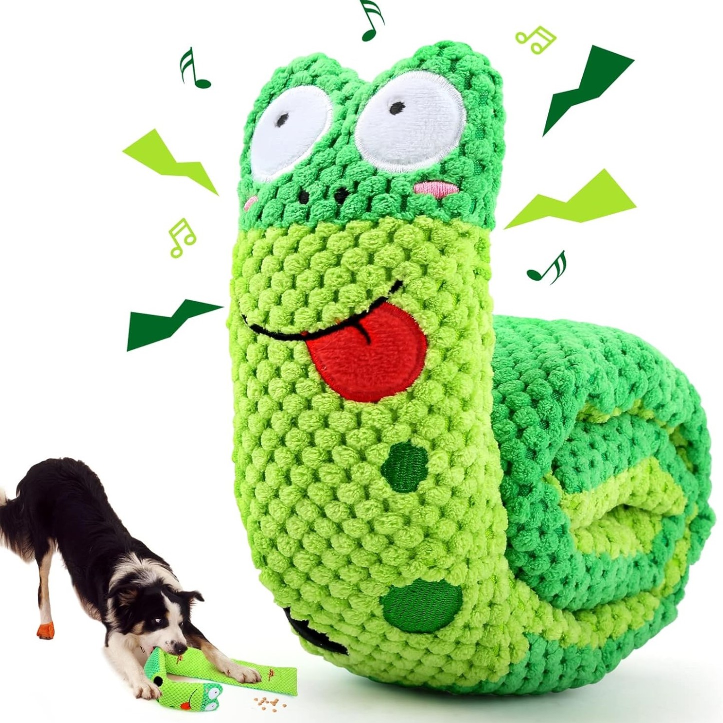 Soft Fabric Snail Squeaky Dog Toys | BKPet125