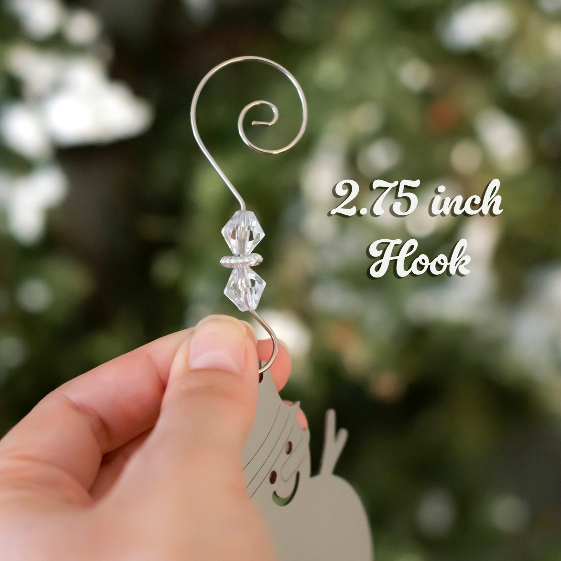 Personalized Name Snowflake or Snowman Stainless Steel Ornament | MCGift20