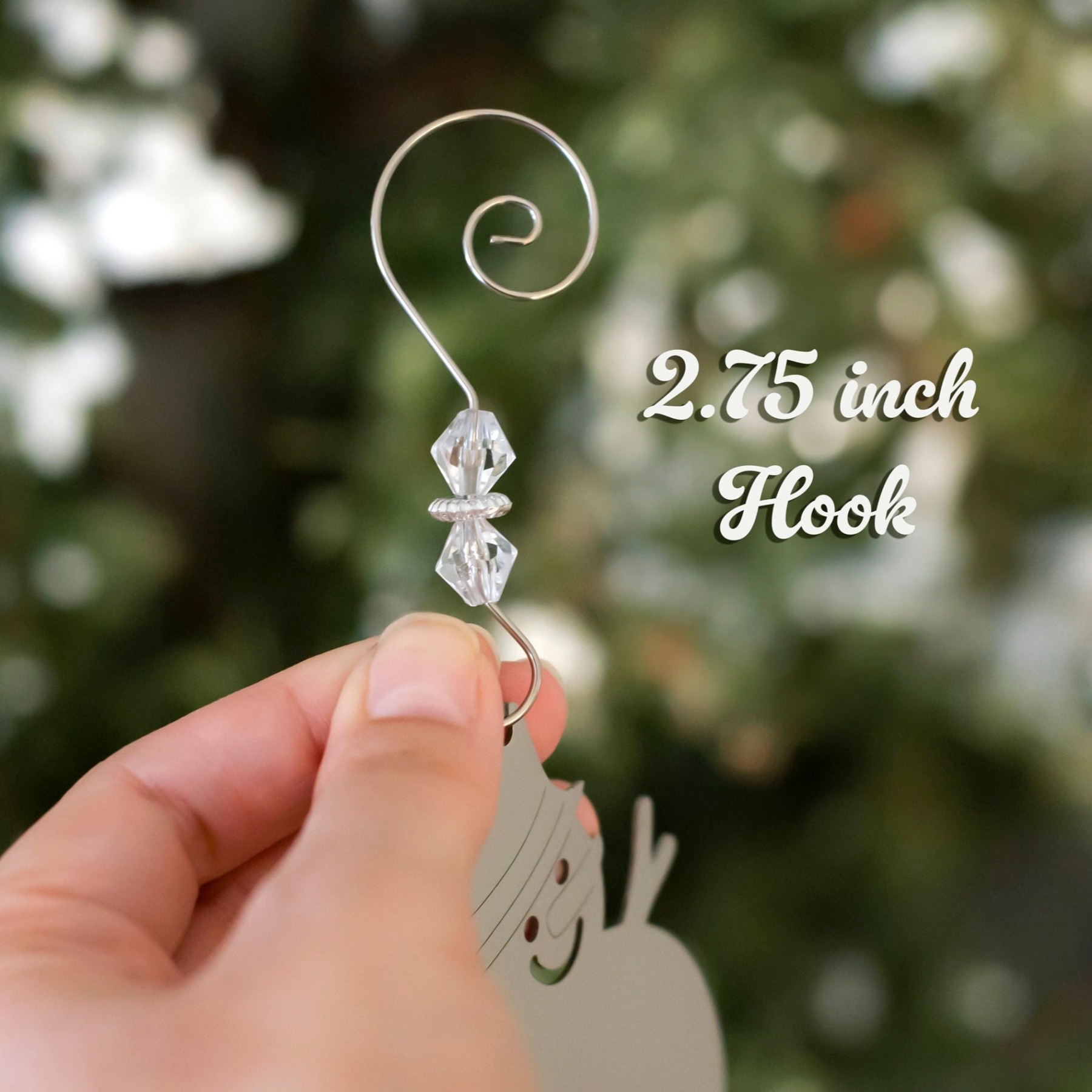 Personalized Name Snowflake or Snowman Stainless Steel Ornament | MCGift20