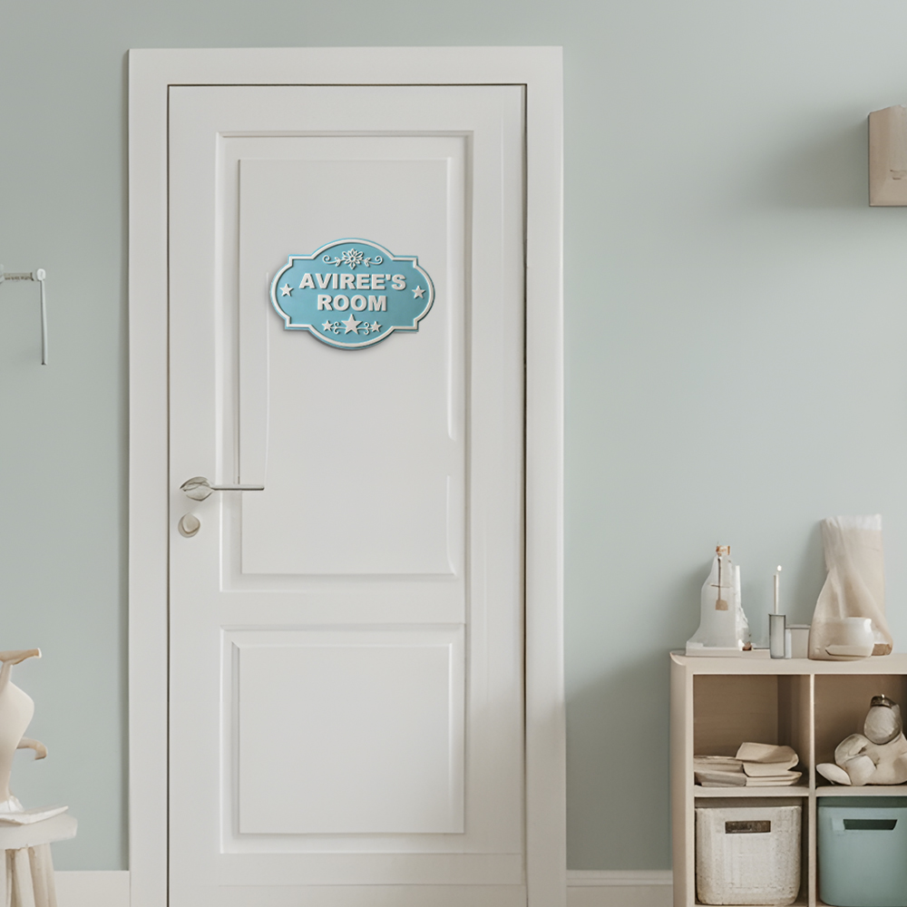 Personalized Kid's Bedroom Decoration Door Sign | CWBaby392