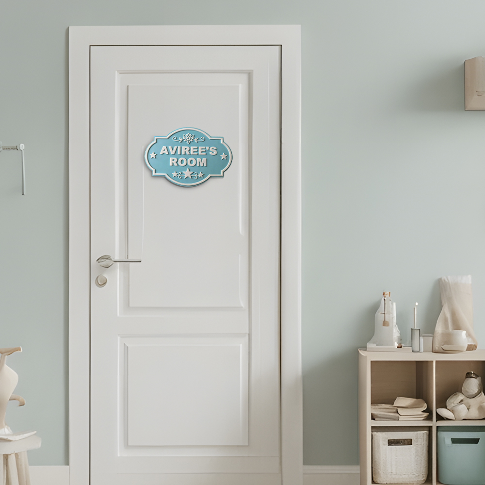 Personalized Kid's Bedroom Decoration Door Sign | CWBaby392