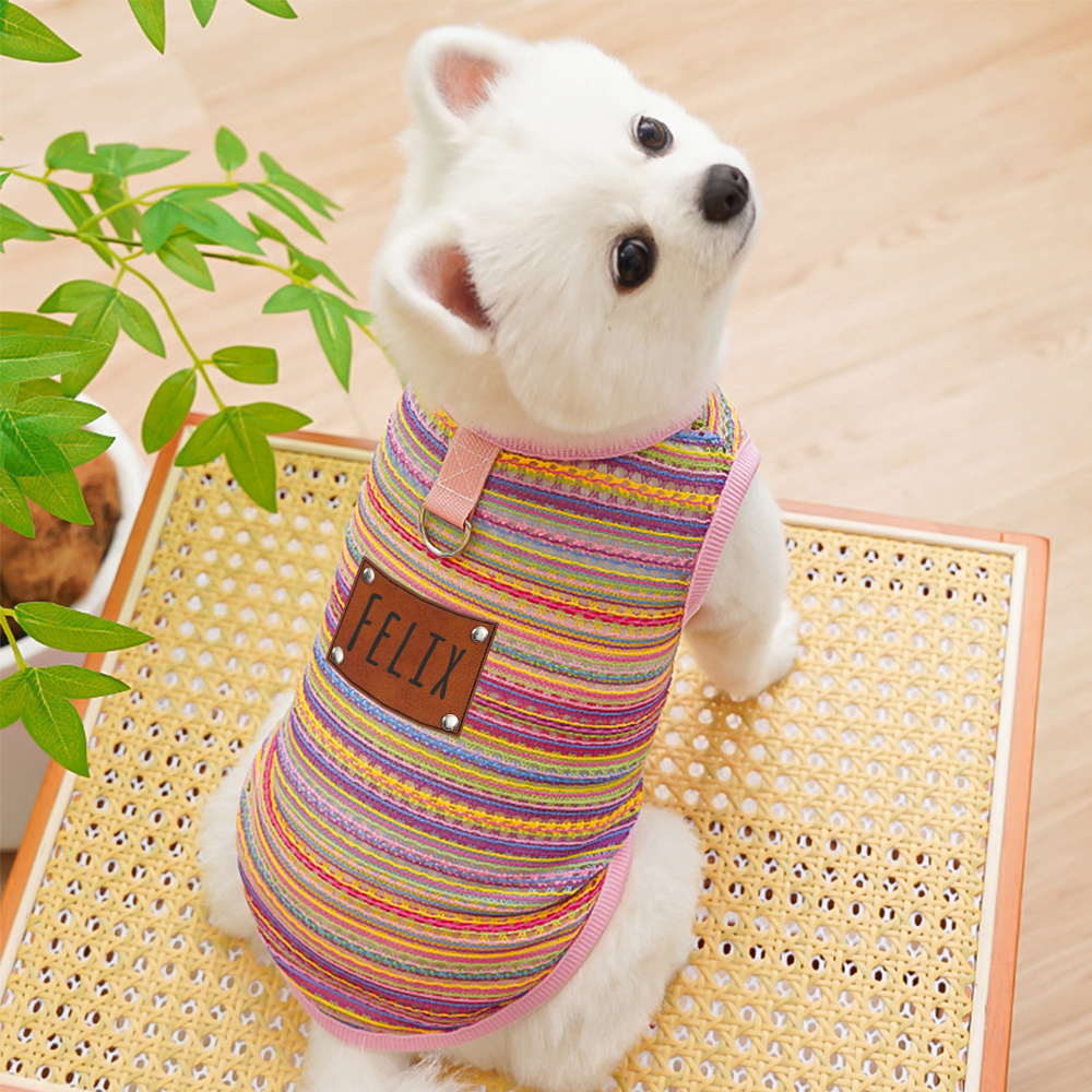 Personalized Breathable Pet Summer Cool Mesh Vest | BKPet191