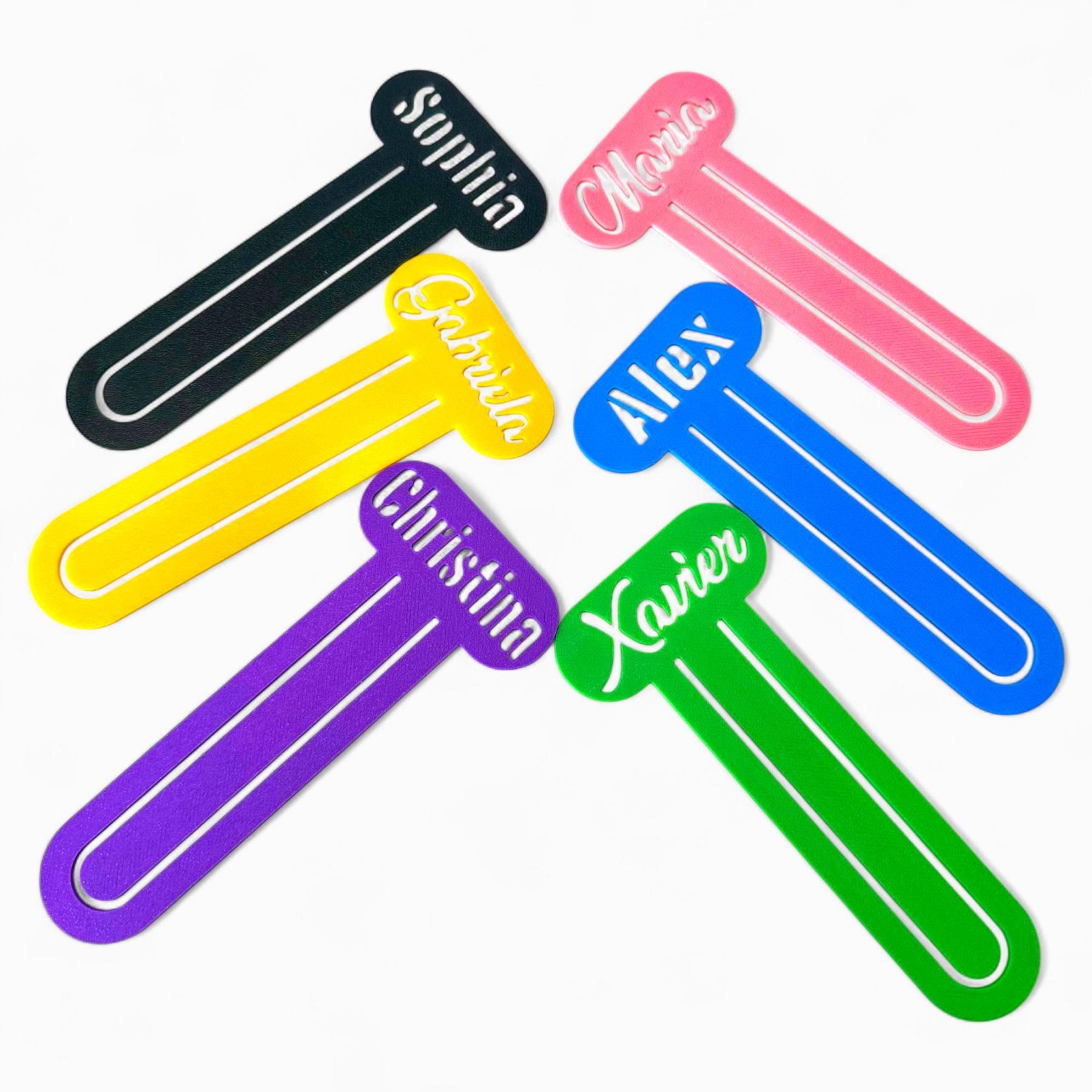 Personalized 3D Printed Name Bookmark Stencil | CWGift49