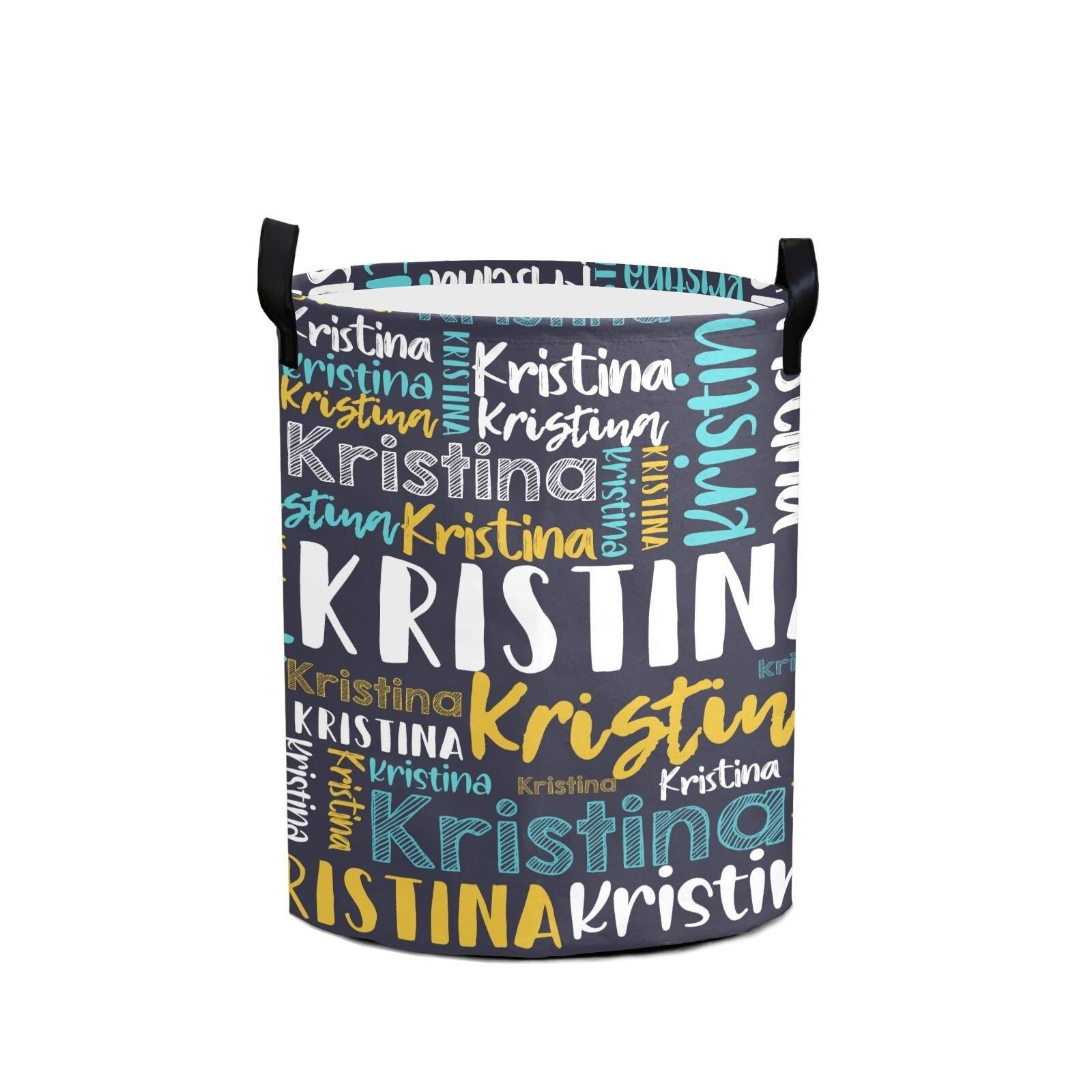 Personalized Laundry Collapsible Baskets with Handle | | CWBasket01