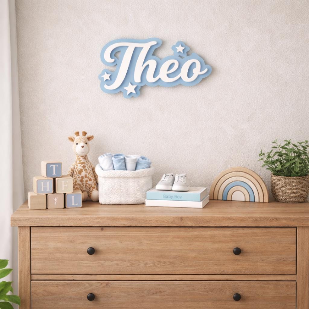 Personalized Kid's Bedroom Decoration Door Sign | CWBaby483