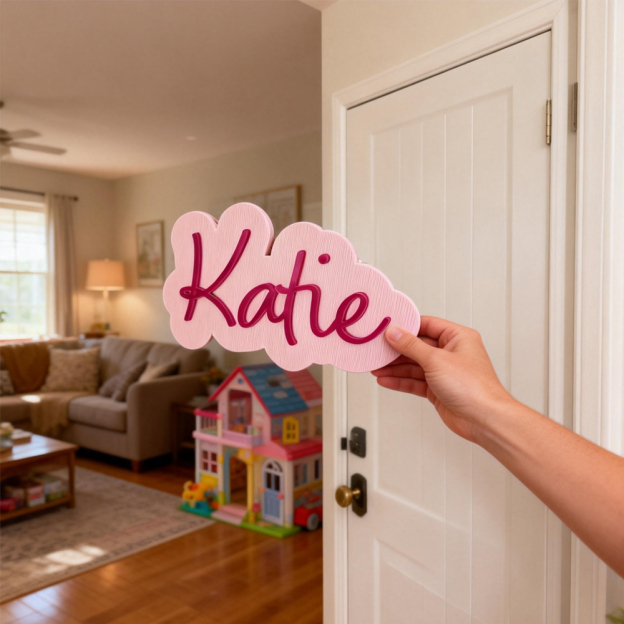 Personalized Kid's Bedroom Decoration Door Sign | CWBaby405