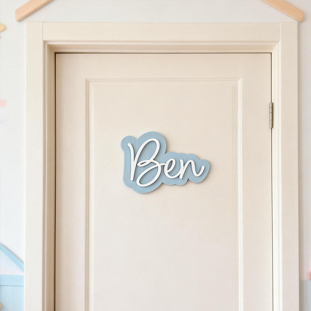 Personalized Kid's Bedroom Decoration Door Sign | CWBaby405