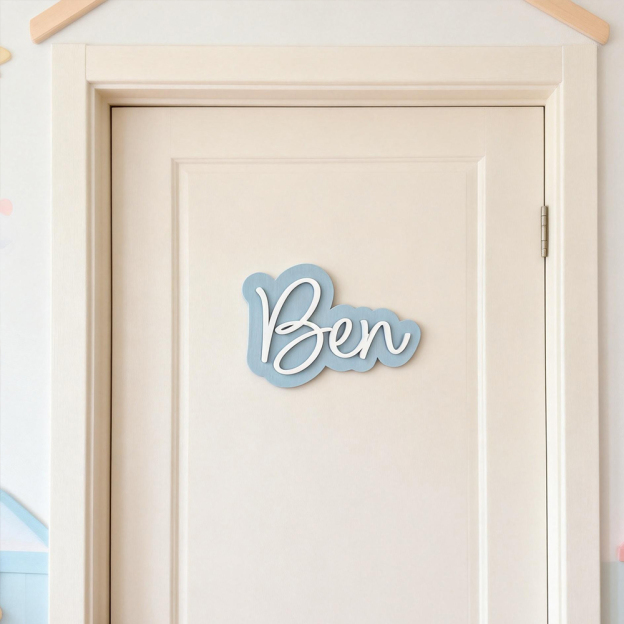 Personalized Kid's Bedroom Decoration Door Sign | CWBaby405