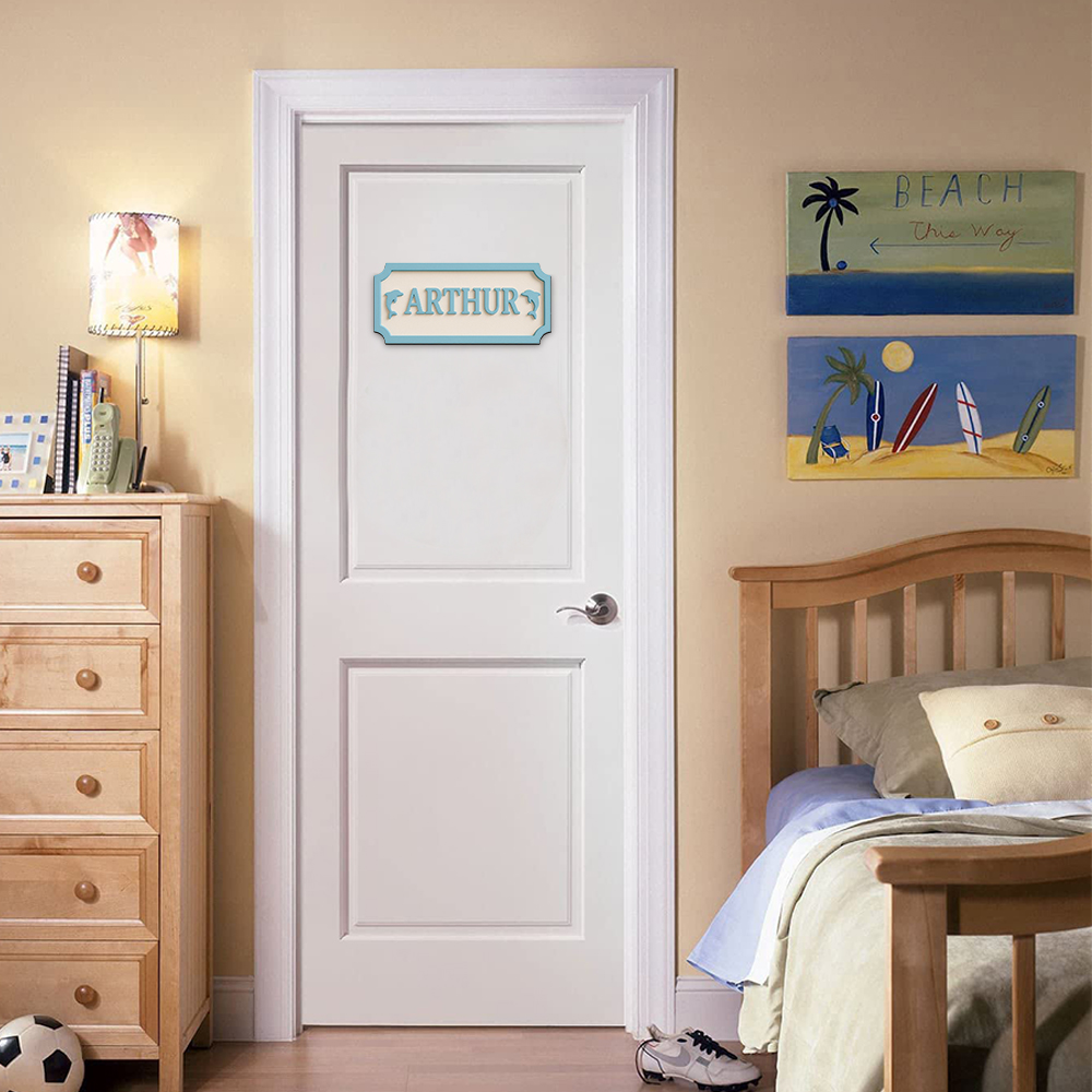 Personalized Kid's Bedroom Decoration Door Sign | CWBaby391