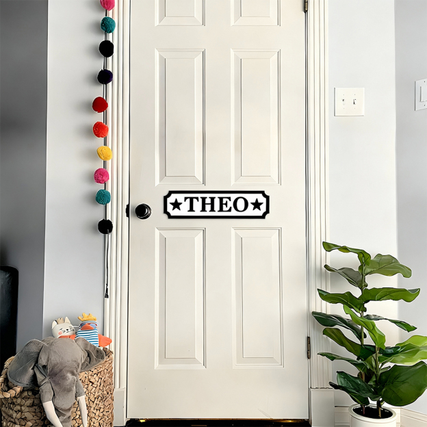 Personalized Kid's Bedroom Decoration Door Sign | CWBaby391