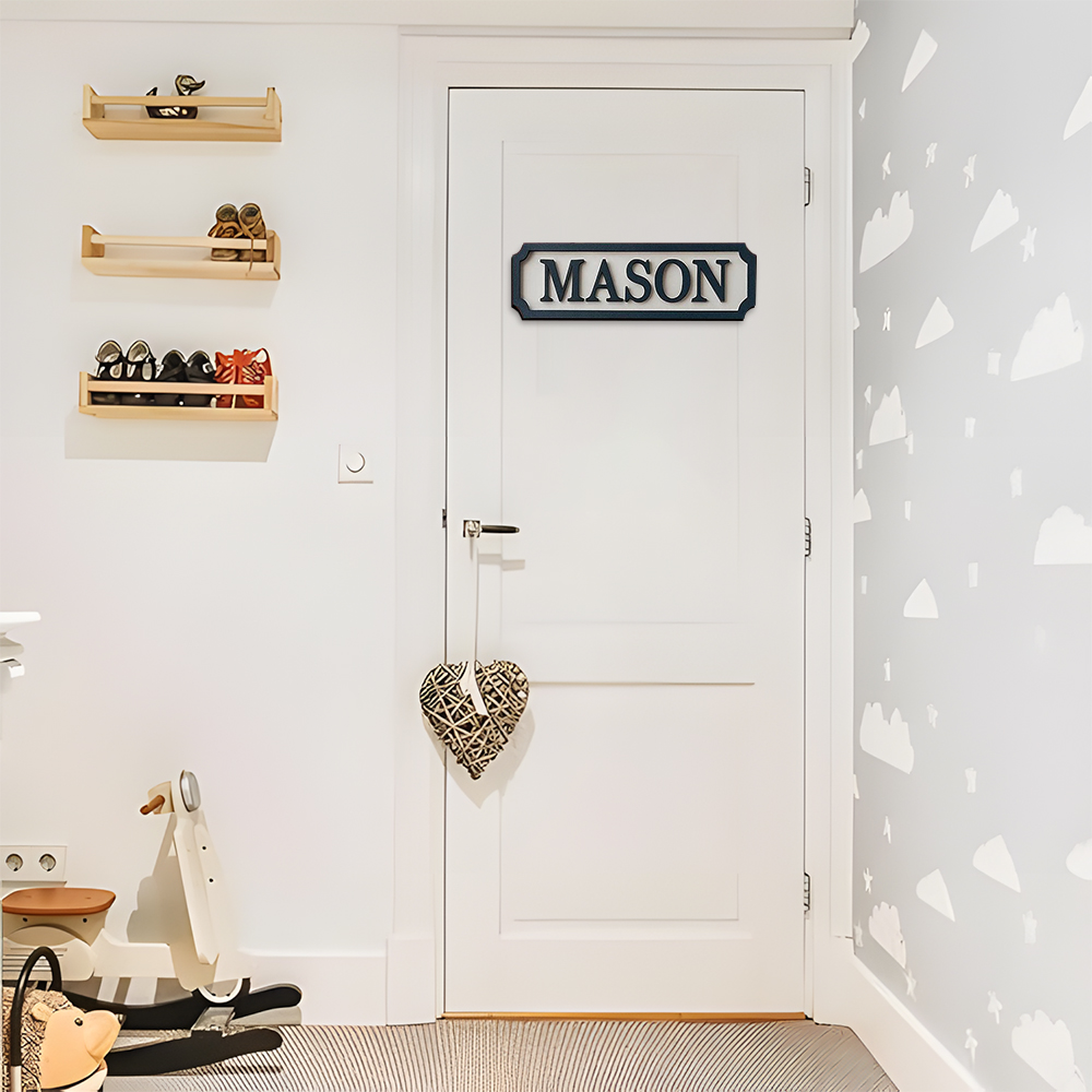 Personalized Kid's Bedroom Decoration Door Sign | CWBaby391