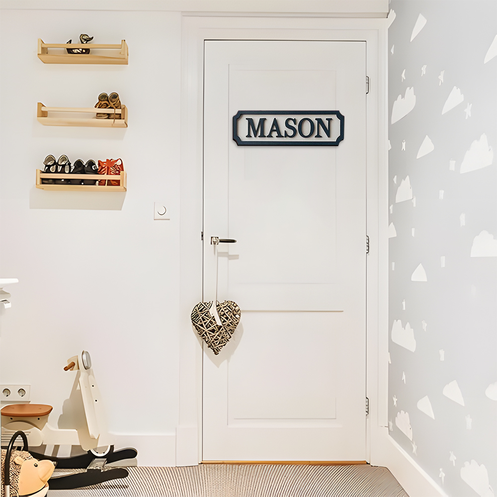 Personalized Kid's Bedroom Decoration Door Sign | CWBaby391