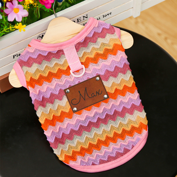 Personalized Breathable Pet Summer Cool Mesh Vest | BKPet191