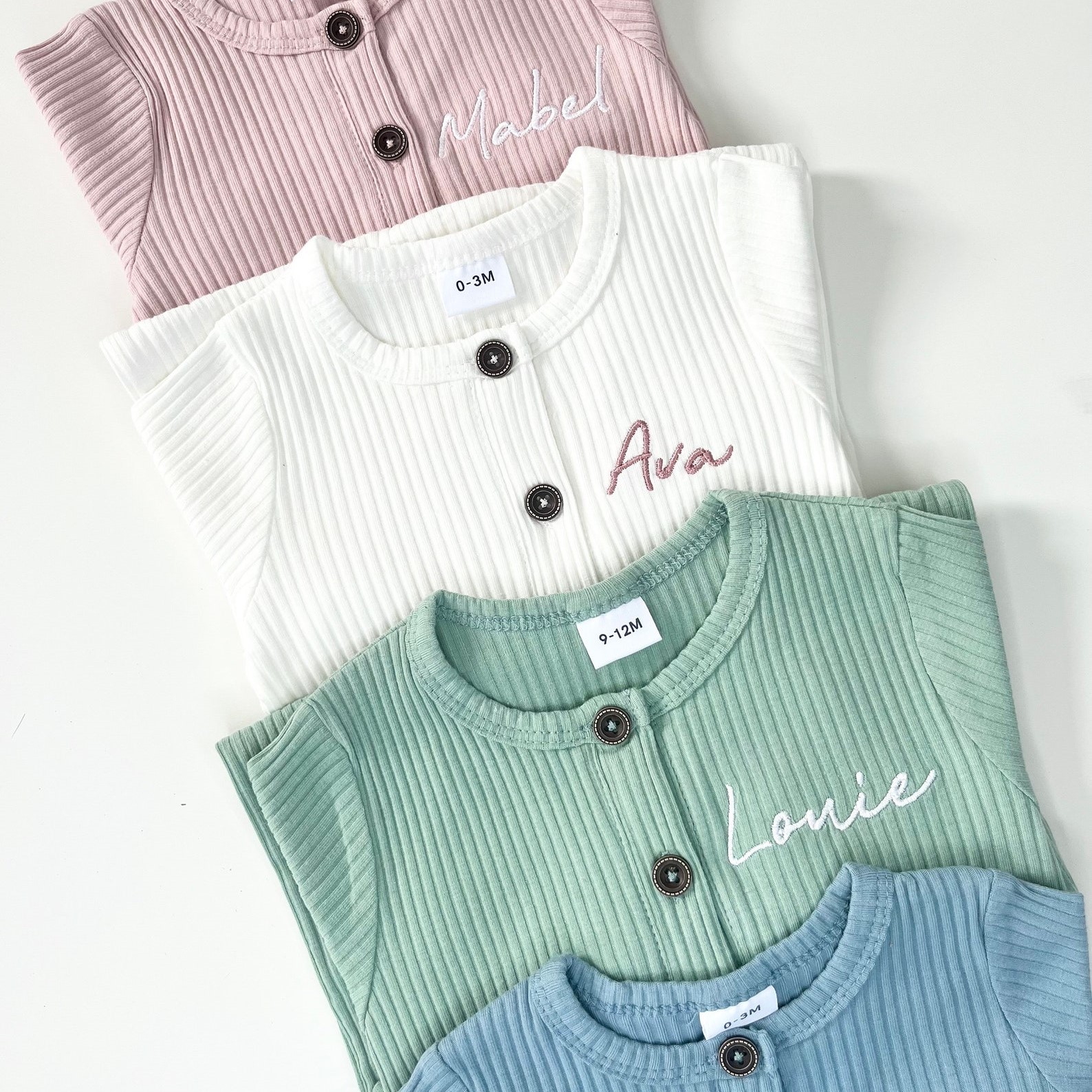 Personalized Embroidery Kids Cozy Soft Sweatshirt Romper | inRomper08