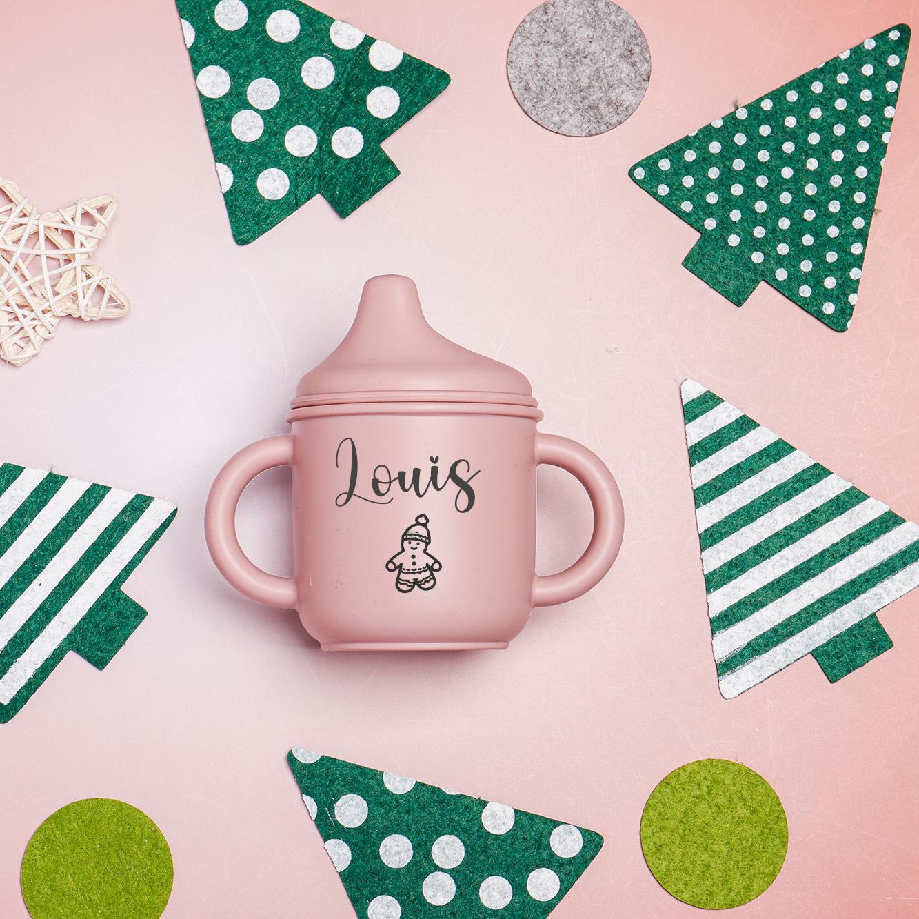 Personalised Baby Food Grade Sippy Silicone Cup  | CWBaby101