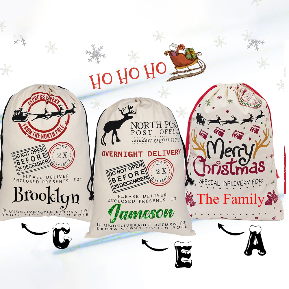 Personalized Christmas Santa Sack for Gifts | MCGift56