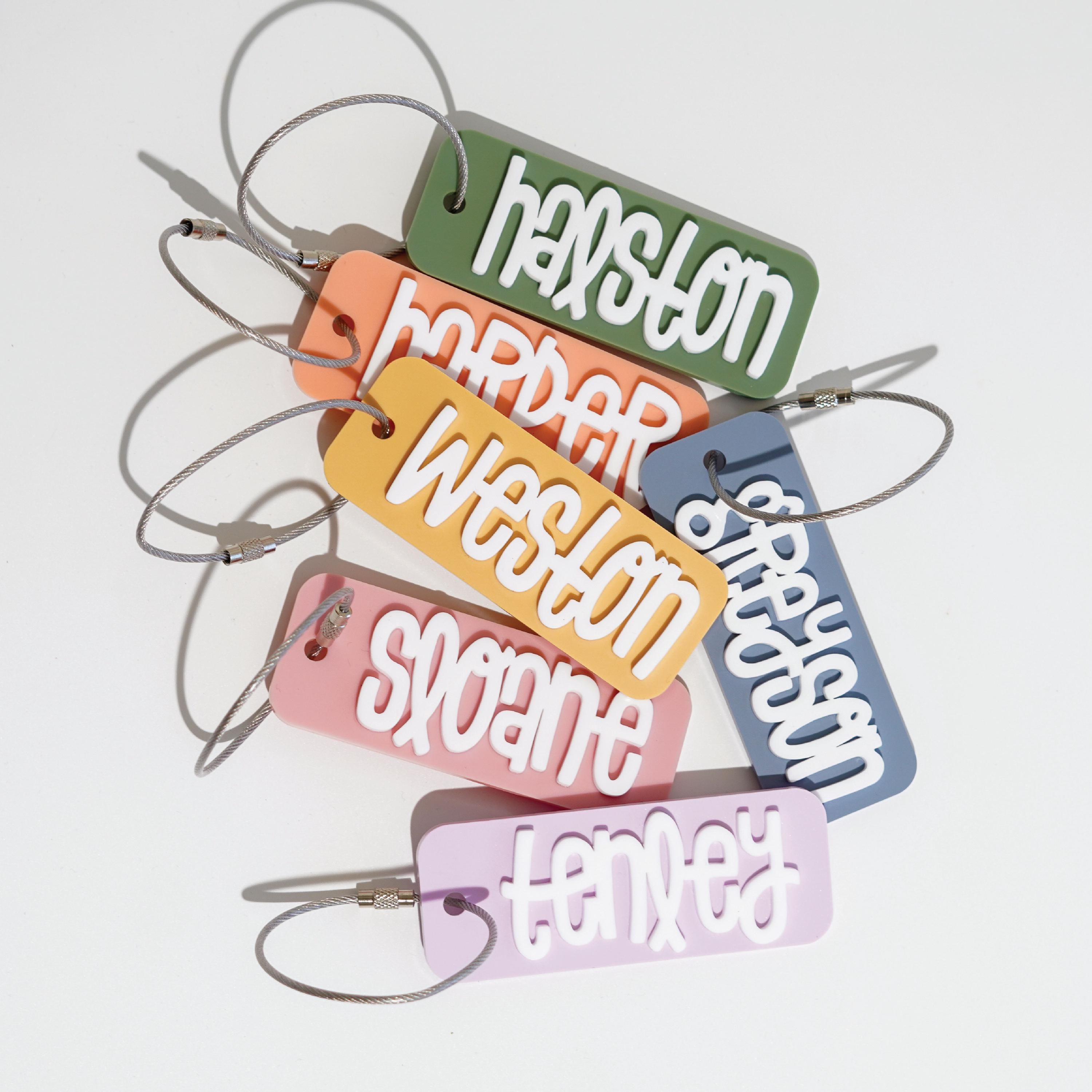 Personalized 3D Kid's Backpack Lunch Box Luggage Tags | CWGift19