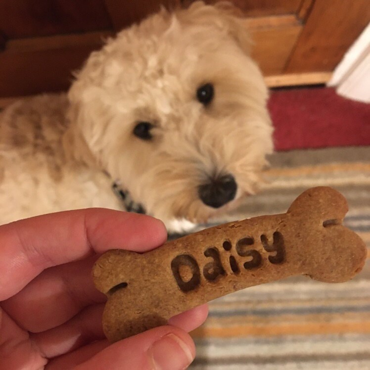 Personalized 3D Printed Dog Bone Cookie Cutter | BKPet343