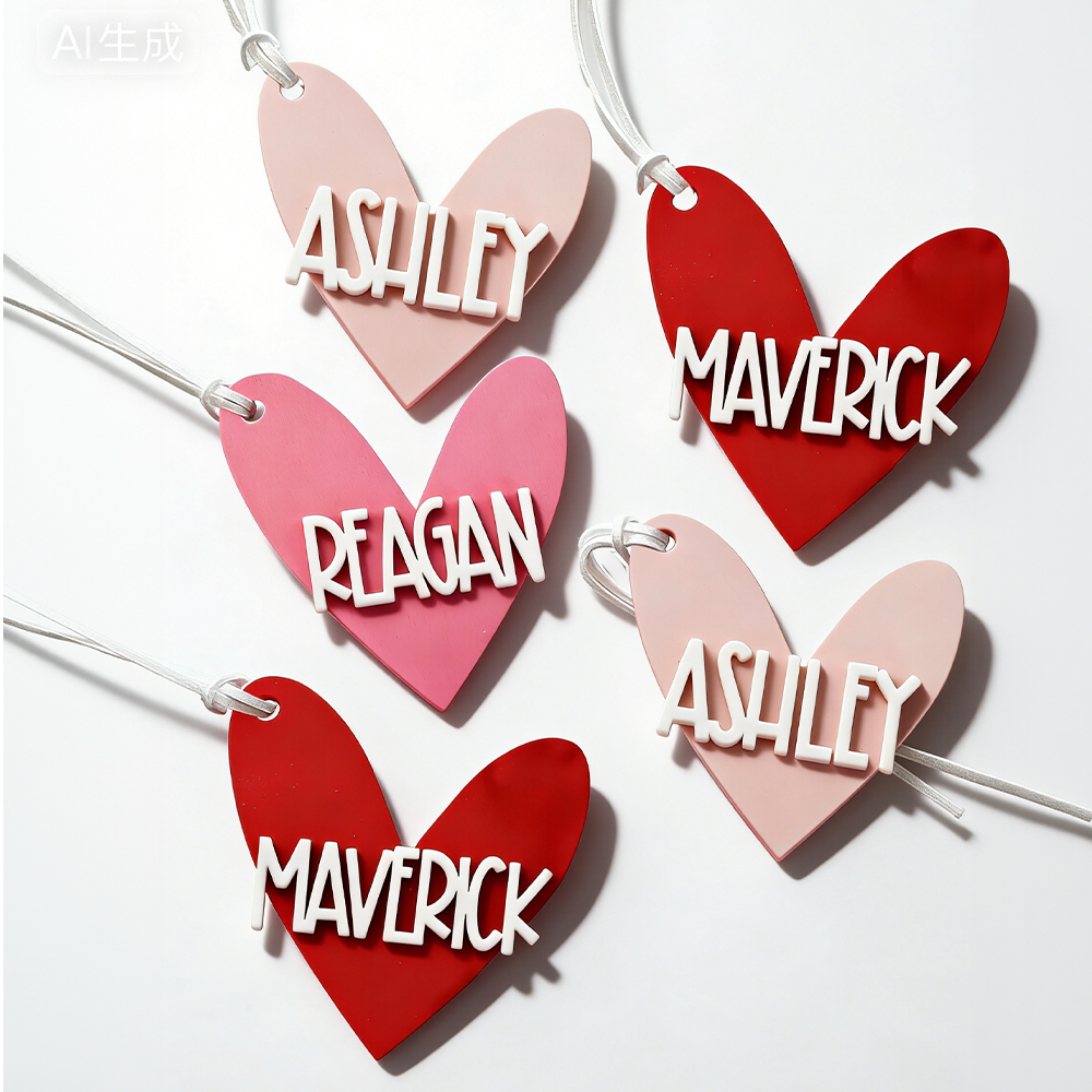 Personalized Lovely Valentine's Day Name Tags | ValGift11