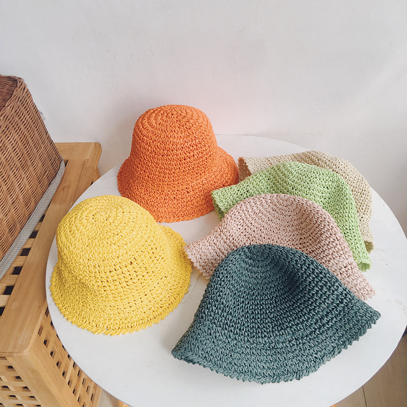 Personalized Colorful Leather Patch Straw Hat for Comfort & Unique | CWBeach86