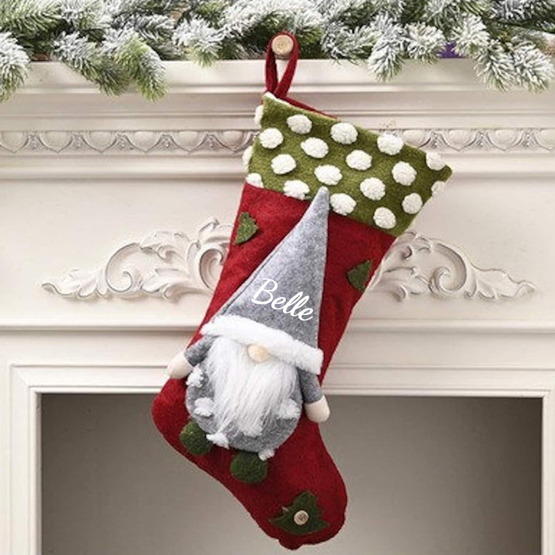 Personalized Gnomes Christmas Stocking | MCGift38