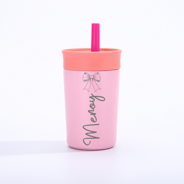 Personalized 12 oz Laser Engraved Kids Water Tumbler | CWBottle01