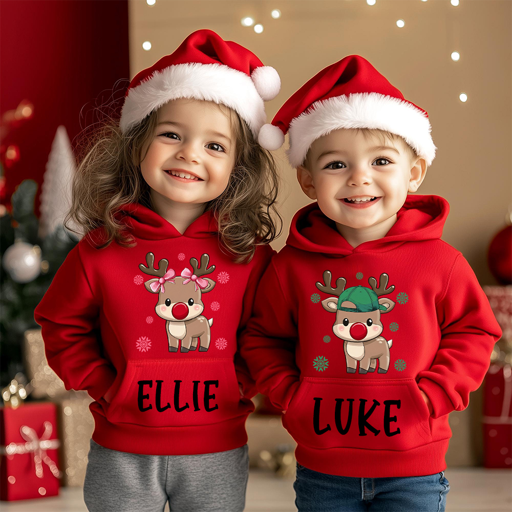 Personalized Kids Lovely Christmas Hoodie | InSweatshirt82