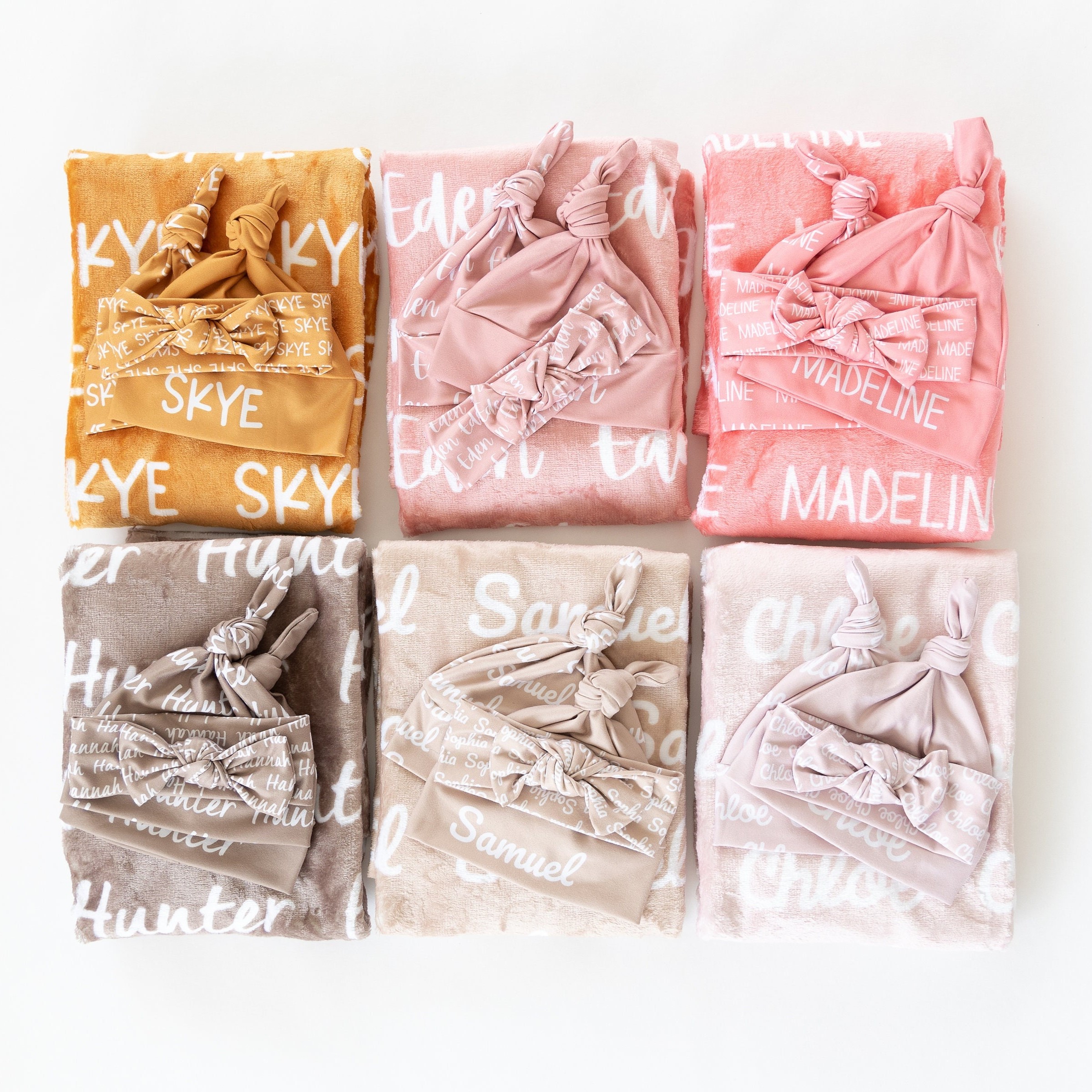 Personalized Baby Swaddle Blanket Set for Comfort & Unique | BBBlanket06