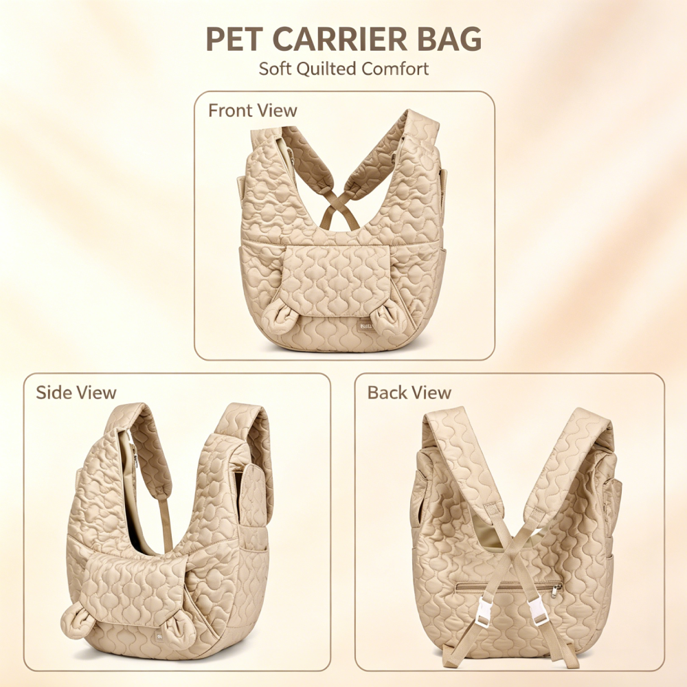 Personalized Convertible Front & Rear Carry Small Pet Travel Backpack | MNHome98