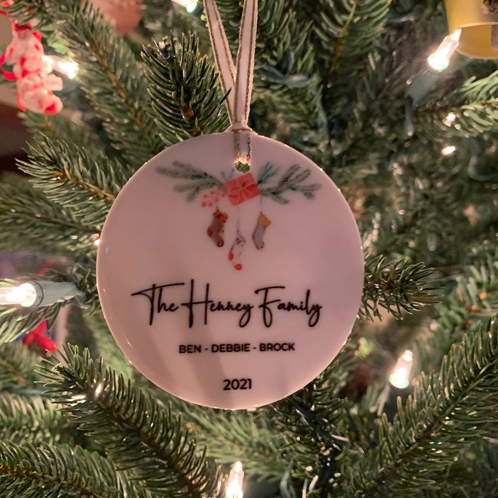 Personalized Family Christmas Ornaments Decoration | MCGift5702