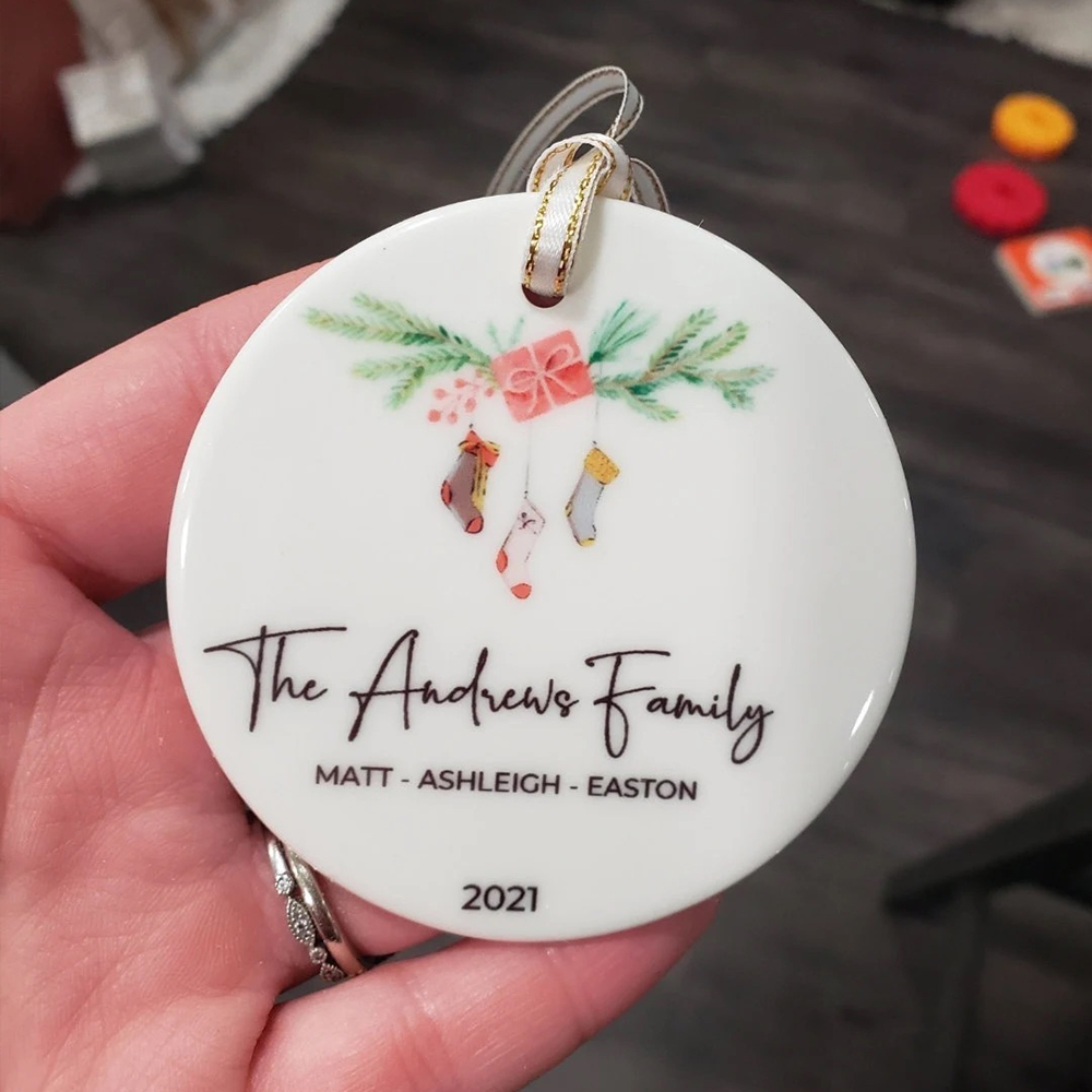 Personalized Family Christmas Ornaments Decoration | MCGift5702