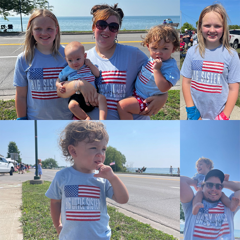 Personalized Matching 4th of July Family Shirt | CWFamily118