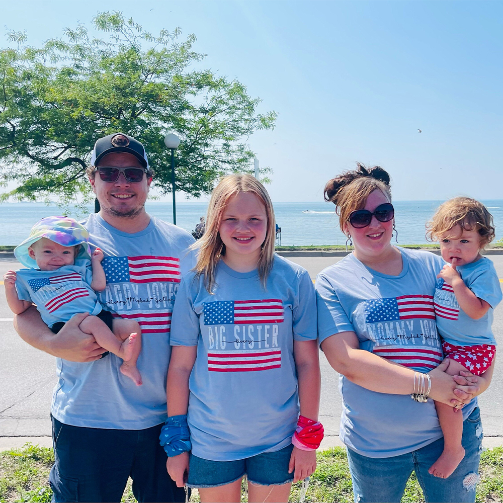 Personalized Matching 4th of July Family Shirt | CWFamily118