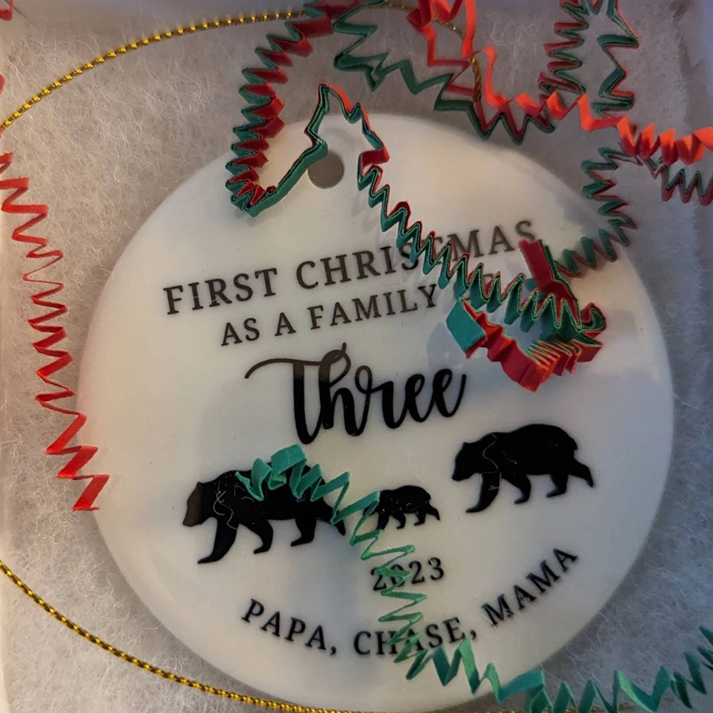 Personalized First Christmas Family Ornaments Decoration | MCGift5705